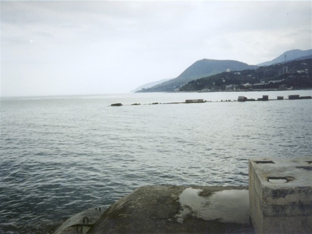 Image - Black Sea near Alushta in the Crimea.